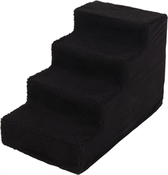 Trappe - Dog step tampa - Sort - LBH60x35,5x40,5cm